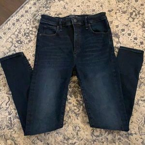 Abercrombie high rise super skinny jeans
